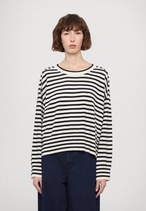 Джемпер CLOSED STRIPED CREW NECK LONG SLEEVE, Ivory/White