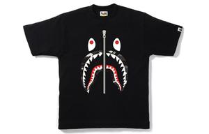 Футболка Shark Series унисекс A Bathing Ape, черный/белый
