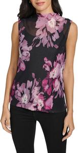 Женский топ без рукавов Calvin Klein с воротником-стойкой, Blck Multi