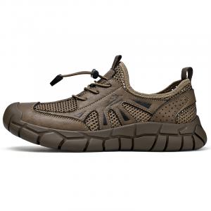 HBRK Стойкие к скольжению и истиранию дышащие мужские низкие кеды повседневные - хаки, цвет Khaki