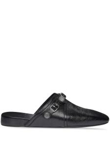 Balenciaga слиперы Cagole с заклепками, черный