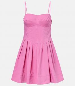 Мини-платье Kitt из хлопковой смеси Simkhai, Berry