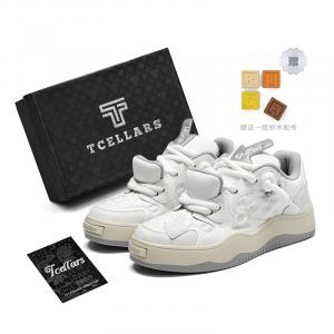 Амортизирующие износостойкие низкие кеды для скейтбординга Unisex TCELLARS, розово-черные