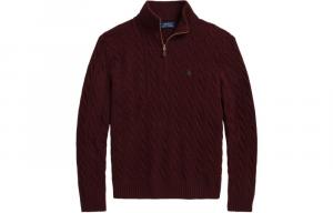 Polo Ralph Lauren Кабельная вязка свитер с полузастежкой