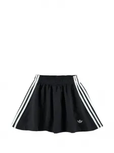 Мини-юбка из флиса в полоску Adidas Kids, черный