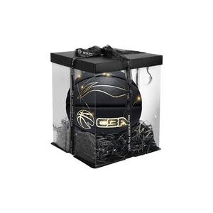 LINING Баскетбольный мяч CBA Collection PU черный золотой размер 7 тренировочный