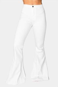 Белые расклешенные джинсы Bell Bottoms BUDDYLOVE