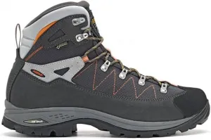 Мужские трекинговые ботинки ASOLO FINDER GV с водоотталкивающей дышащей легкой подошвой и замшевой верхней частью на высоком голенище | кожаный носок, графит