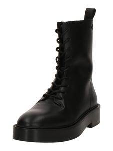 Ботильоны на шнуровке Calvin Klein, черный