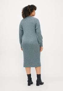 Платье-джемпер CARSILJA HIGH NECK DRESS ONLY Carmakoma, темно-зеленый