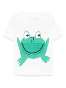 Футболка с принтом Stella McCartney Kids, белый