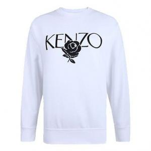 Свитер printing round-neck swea white Kenzo, белый