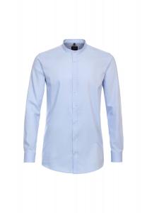 Мужская деловая рубашка однотонного кроя Venti, светло-синий
