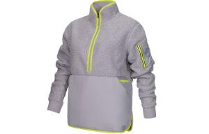 Бархатная куртка женская серая New Balance