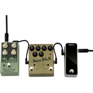 D'Addario Offset, прямоугольные и прямоугольные плоские патч-кабели, 2 шт., 4 дюйма, черные