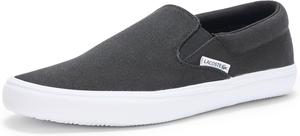 Мужские слипоны Lacoste, белый/черный