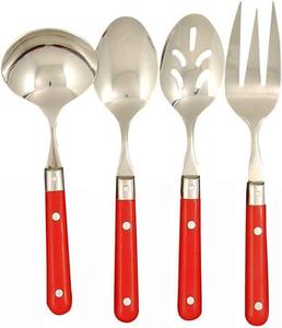 Столовый набор Ginkgo International Le Prix, 4 предмета, красный