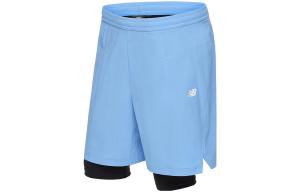 Спортивные шорты унисекс синие New Balance, синий