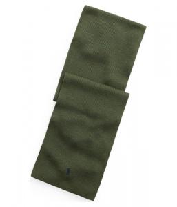 Шарф шерстяной Polo Ralph Lauren, зеленый