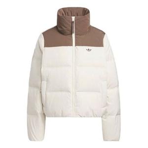 Куртка короткие пуховики Adidas, белый
