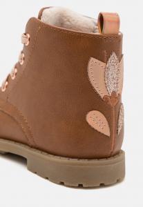 Ботильоны на шнуровке Friboo, цвет Cognac