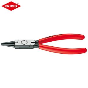 Круглогубцы KNIPEX, 160 мм, с пластиковой ручкой, черненые плоскогубцы, зажим для корпуса, инструмент с фиксированным изгибом 22 01 160