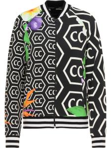 Carlo Colucci Толстовка с молнией 'Cologna' в черном цвете