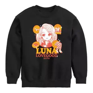 Флисовая толстовка Luna Lovegood для мальчиков 8-20 лет Harry Potter, черный
