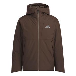 Куртка пуховая Future Tech мужская Adidas, темно-коричневый