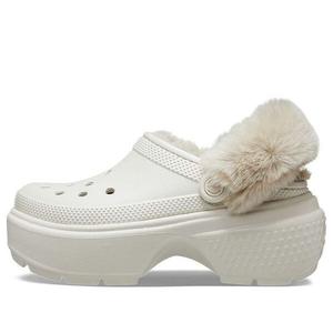 Сандалии stomp lined clogs 'white' Crocs, белый