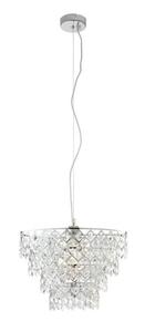 Подвесной светильник Näve, 38x120 см, прозрачный/хром