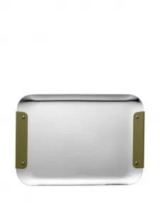 Сервировочный поднос с перфорацией, 32х23х5 см, Christofle, серебристый