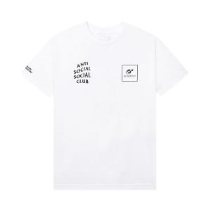 Футболка с флагом Anti Social Social Club x Gran Turismo, цвет Белый