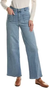 FRAME Women's Le Slim Palazzo Bardot Pocket Jeans