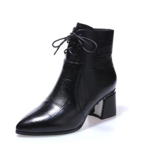 Ботильоны женские 5 см Devanro, Black