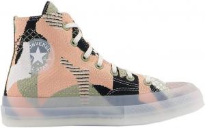 Кеды Converse Chucks Бежевые 151143C CT AS HI с бархатистой тканью Песочный Бисквит Слоновая кость