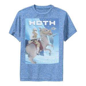 Футболка с геометрическим плакатом и графическим рисунком для мальчиков 8–20 лет «Звездные войны, добро пожаловать в дом Хота» Star Wars