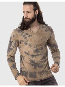 Функциональный лонгслив Cipo & Baxx, коричневый