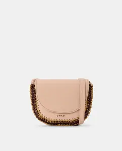 Сумка кросс-боди с отделкой строчкой Jo & Mr. Joe, бежевый