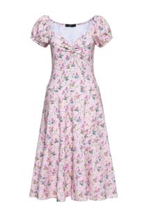 Платье Queen Queen Allover Print Swing Poodle, розовый