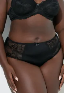 Трусики-Миди с цветочным принтом Ulla Popken, Black