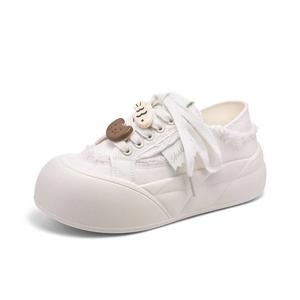 Fawn Miri Женские дышащие устойчивые к истиранию низкие скейтбордские кеды Ecru, цвет Ecru