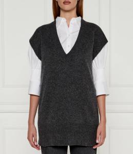 Свитер из шерсти Pinko Regular Fit, серый