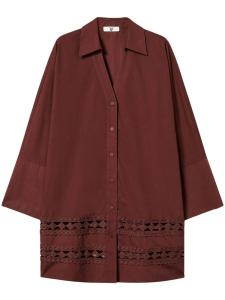 TWINSET рубашка с длинными рукавами, коричневый