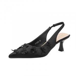 TATAYA Тонкие каблуки на шпильке для женщин черные, цвет Black