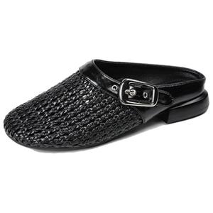 TATAYA Закрытые тапочки женские черные, цвет Black