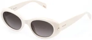 Полиция SPLR93 06Y1 БЕЖЕВЫЙ ЛУЧИДО 52/21/140 ЖЕНСКИЕ Солнцезащитные очки Police, 06y1 Beige Lucido