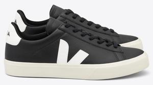 Женские кожаные кроссовки Veja Campo, черный
