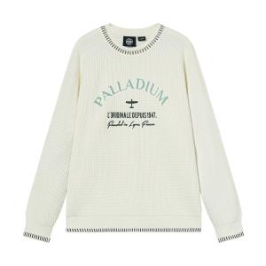 Свитер унисекс с круглым вырезом, средней жесткости Palladium, vanilla ice