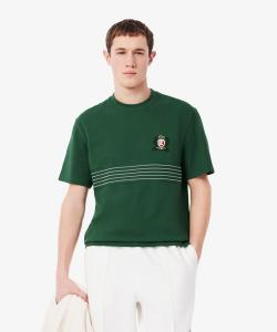 Футболка с передней каймой из пике